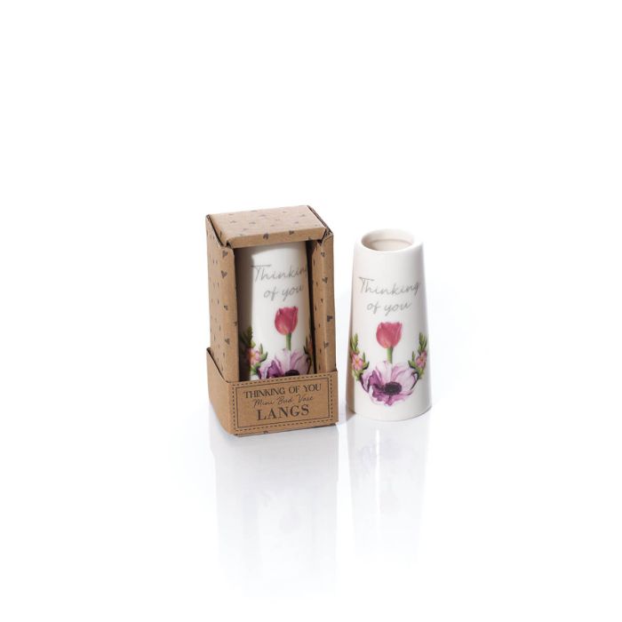 Thinking of you gift boxed mini vase