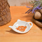 Highland cow ceramic tea bag holder