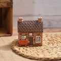 Highland cow stoneware tealight house