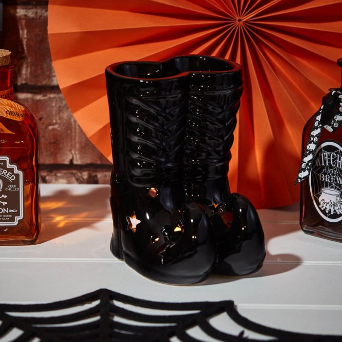 Halloween witch boots wax melt burner