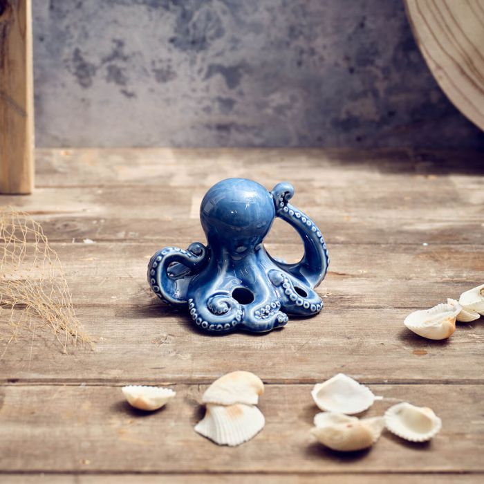 Octopus ceramic ornament