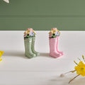 Resin welly boot ornament