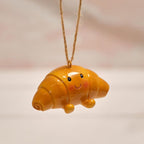 Handcrafted Chloe the croissant hanging dec