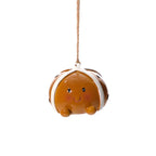 Handcrafted Henry the hot cross bun hanging dec