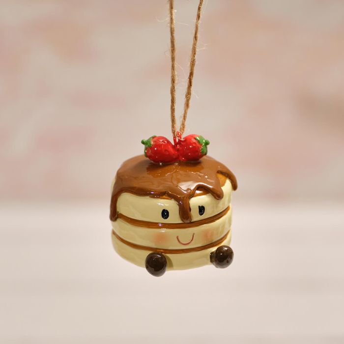 Handcrafted Penelope the pancake hanging dec