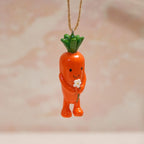 Handcrafted Keith the carrot hanging dec