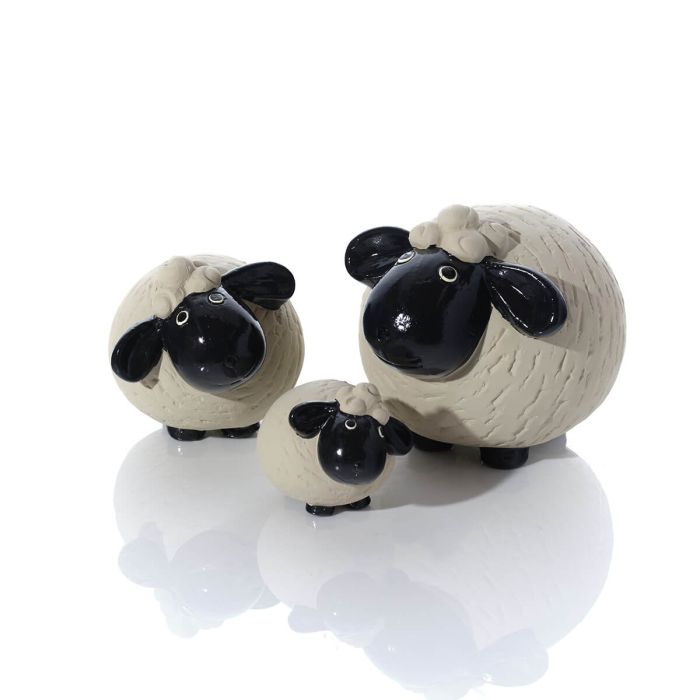 Terracotta sheep with glazed back (Small)