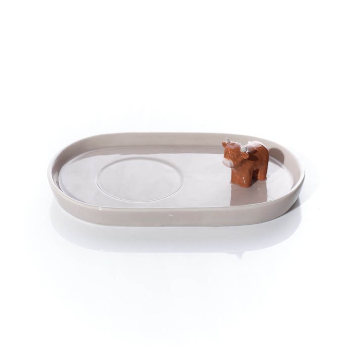 Tiny world 'Love moo' cup & saucer gift set