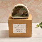 Tiny world sheep decorative dome tealight holder