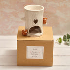 Tiny world boxed highland cow tree shaped wax melt burner