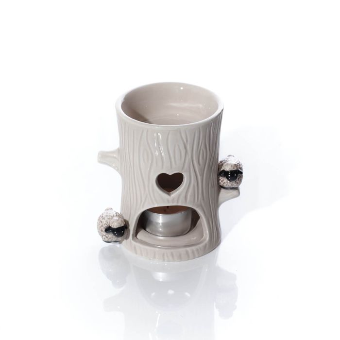 Tiny world boxed sheep tree shaped wax melt burner