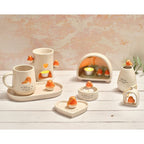 Tiny world boxed 'robins appear' ceramic bud vase