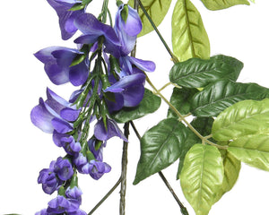 Purple wisteria garland