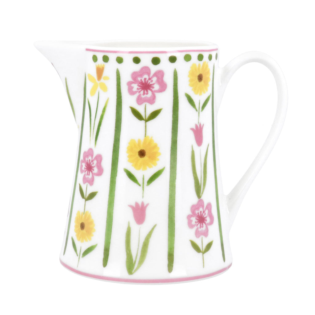 Pastel Meadow New Bone China Jug, Sml