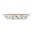 Stoneware long serving dish - Meadow