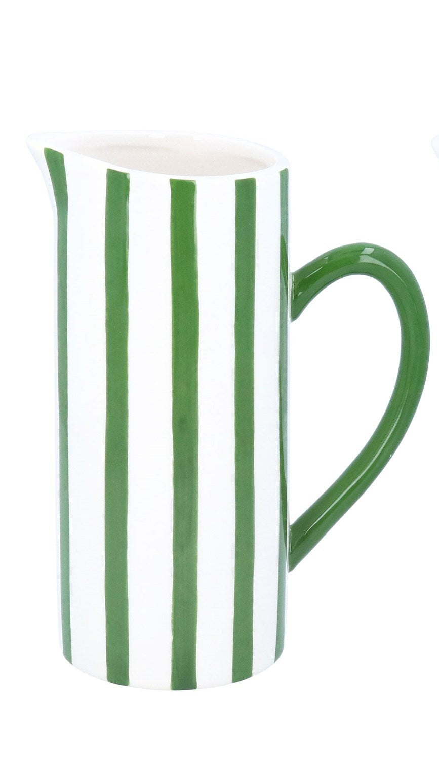 Blue/green stoneware jug (Large)