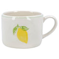 Lemon handpainted stoneware mug