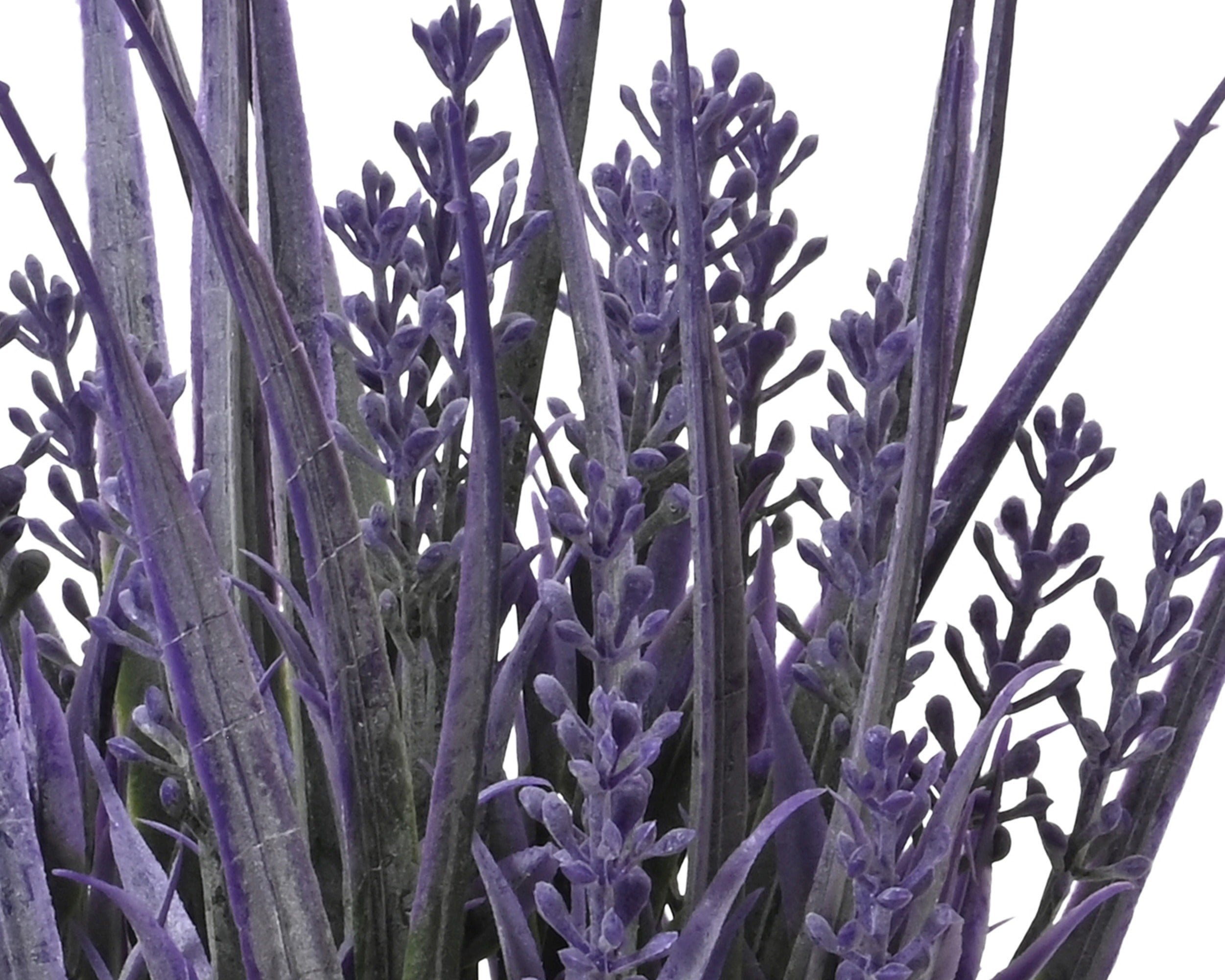 Mini potted faux lavender