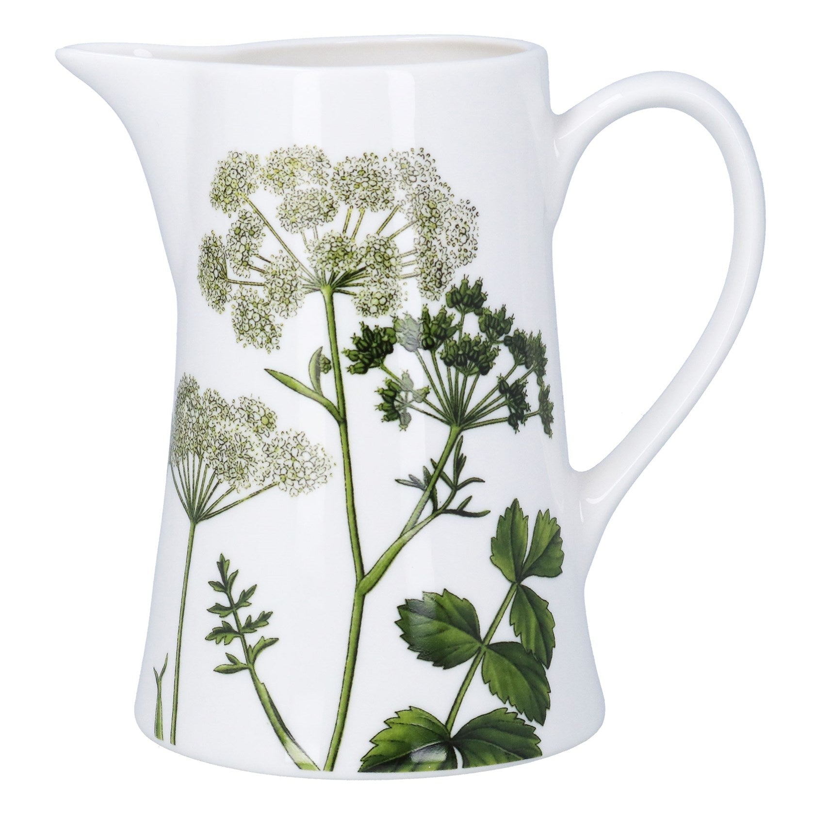 Bone china jug (Large) Spring Hedgerow