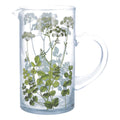 Glass water jug - Country Flowers