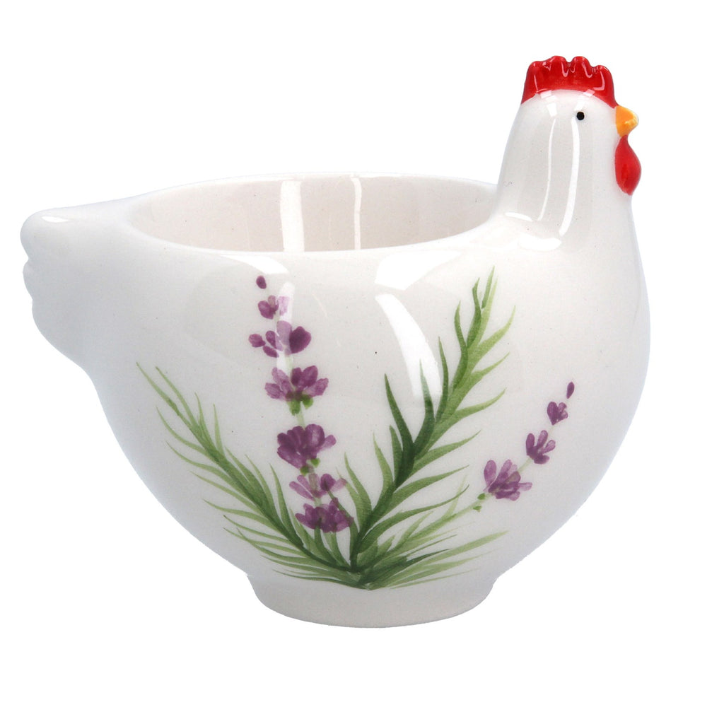 Lavender Ceramic Hen Egg Cup