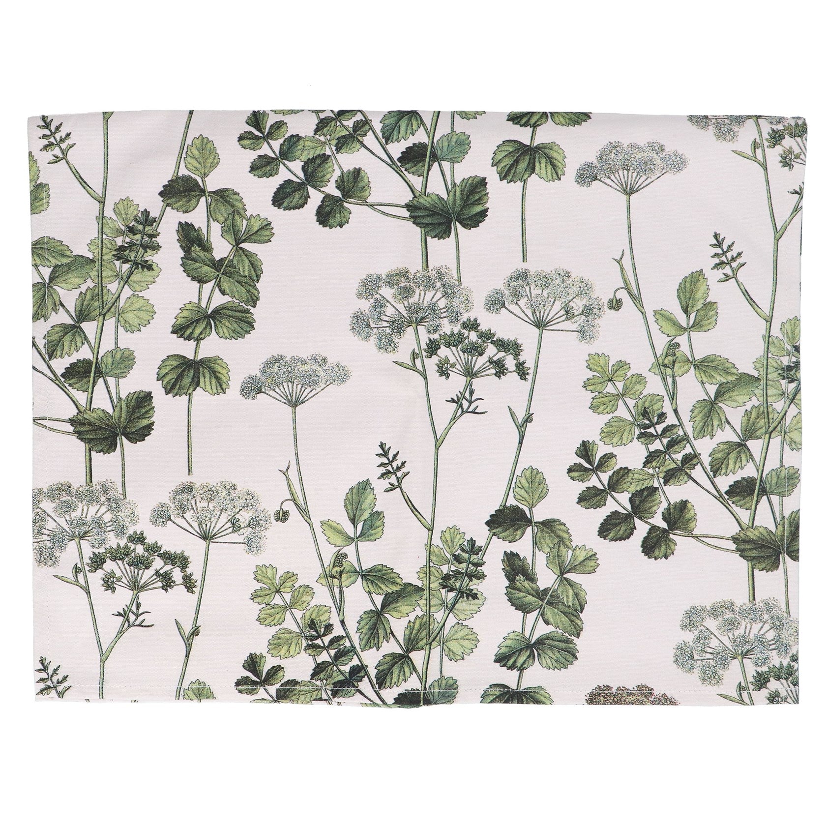 Cotton tea towel - Spring hedgerow print