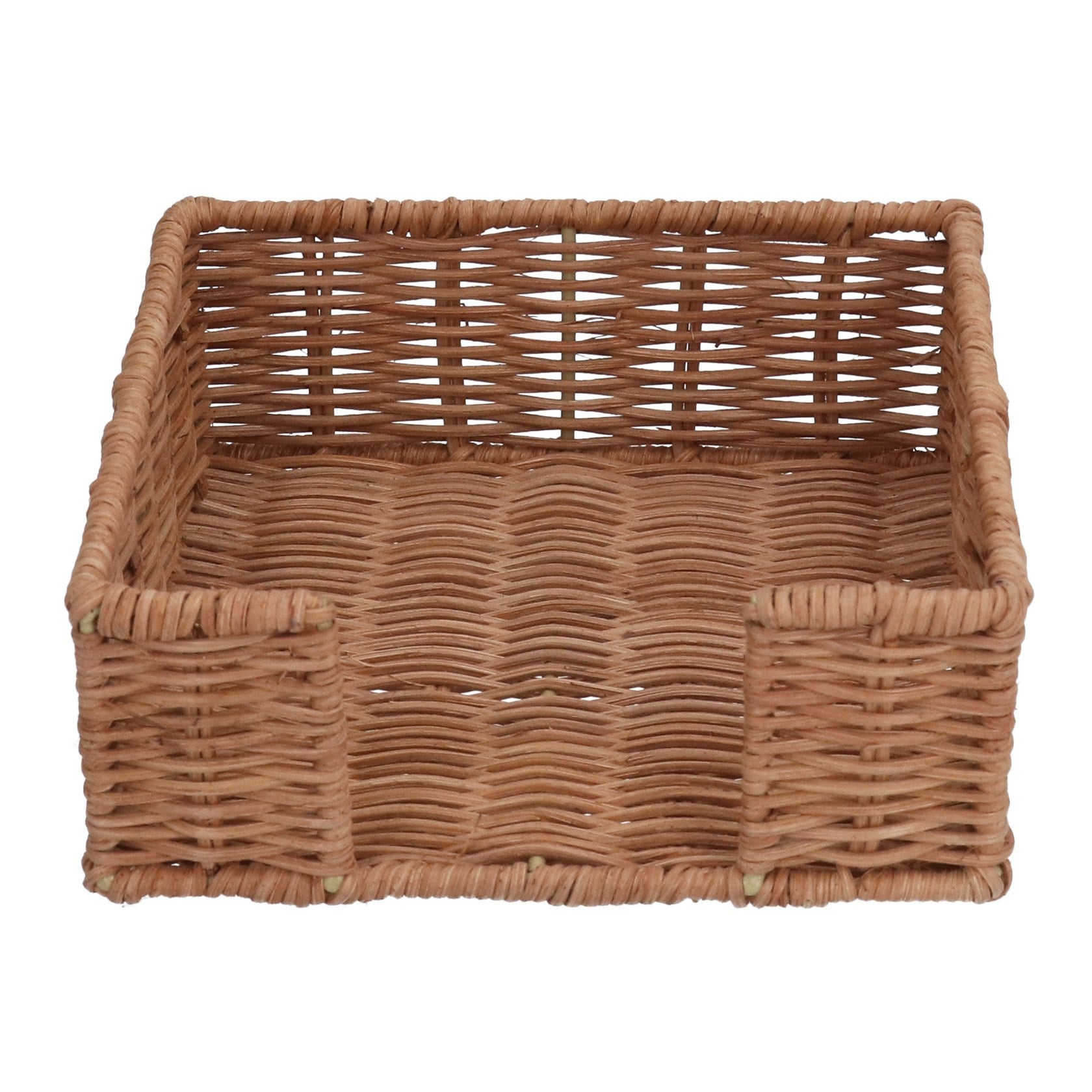 Rattan square napkin holder