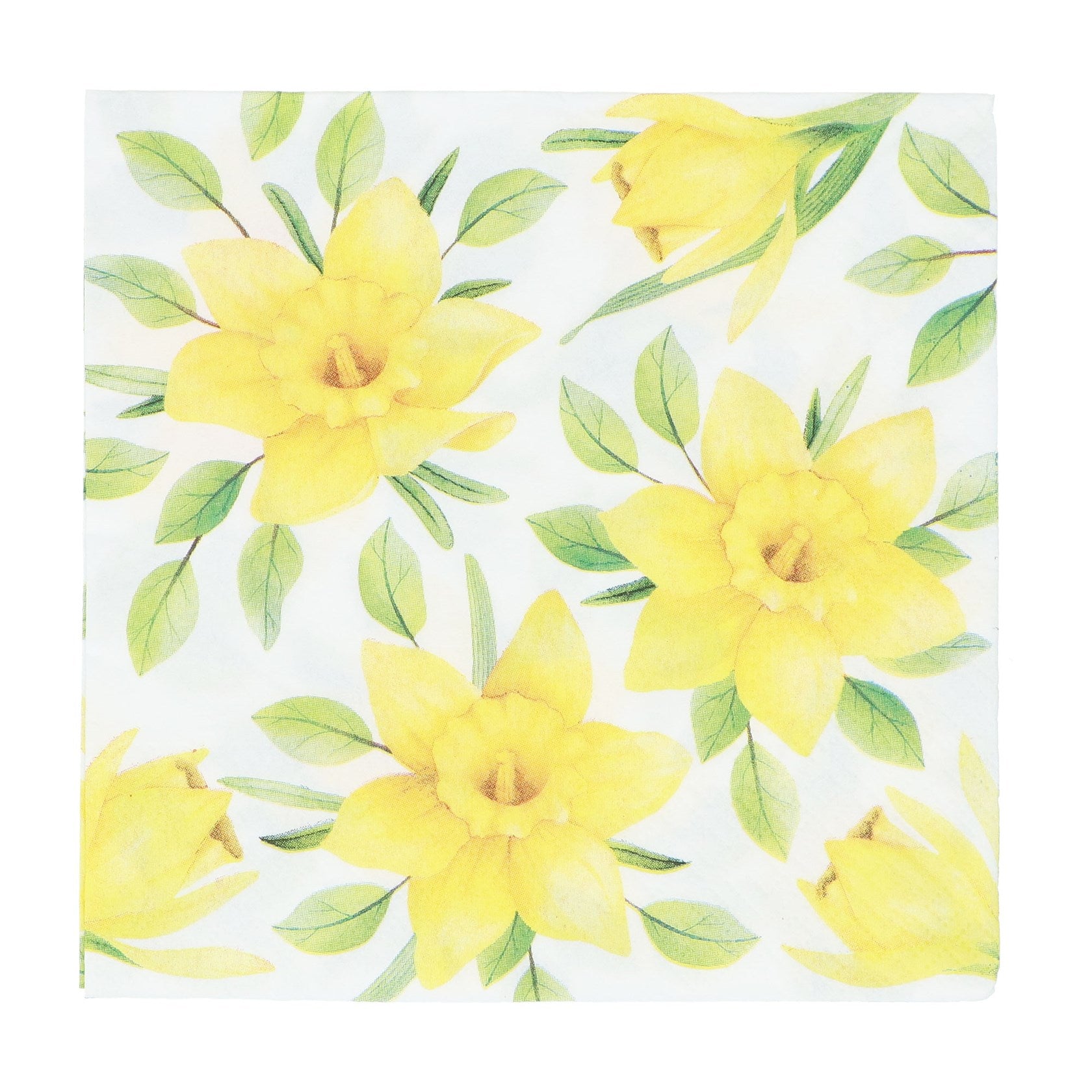 Daffodils paper napkins, pack of 20