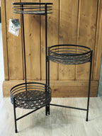 Black 3-tier plant stand