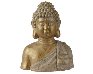 Gold outdoor Buddha ornament