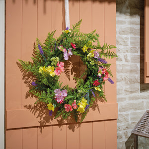 Spring blossom wreath