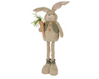 Soft feel Easter bunny with extendable legs