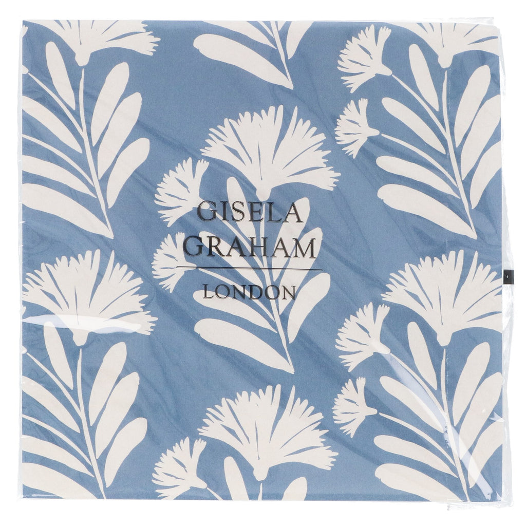 Country flowers blue and white napkins