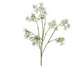 White mini blossom spray (67cmH)