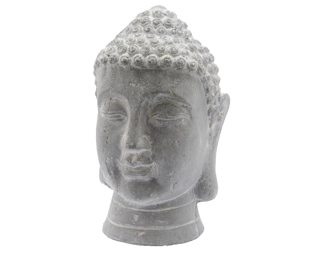 Stone effect Buddha head