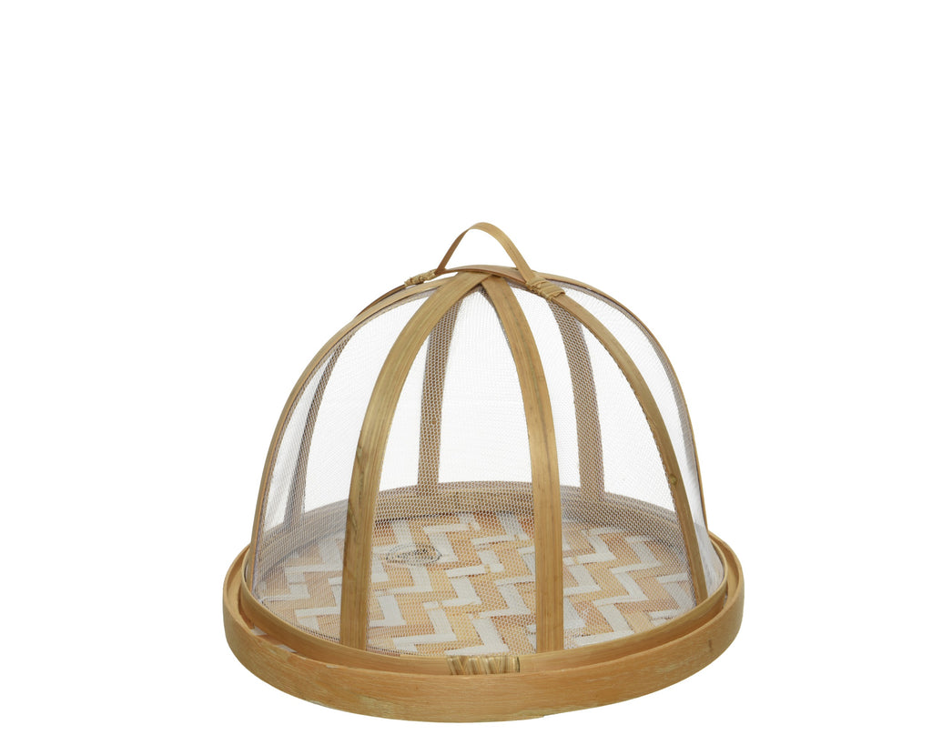 Bamboo food covers with removable lid
