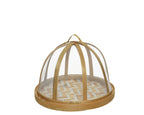 Bamboo food covers with removable lid