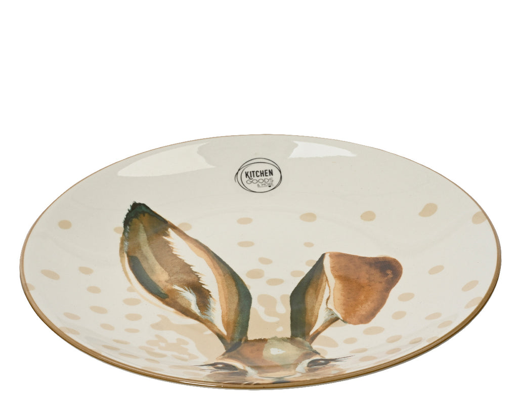 Bunny round plate