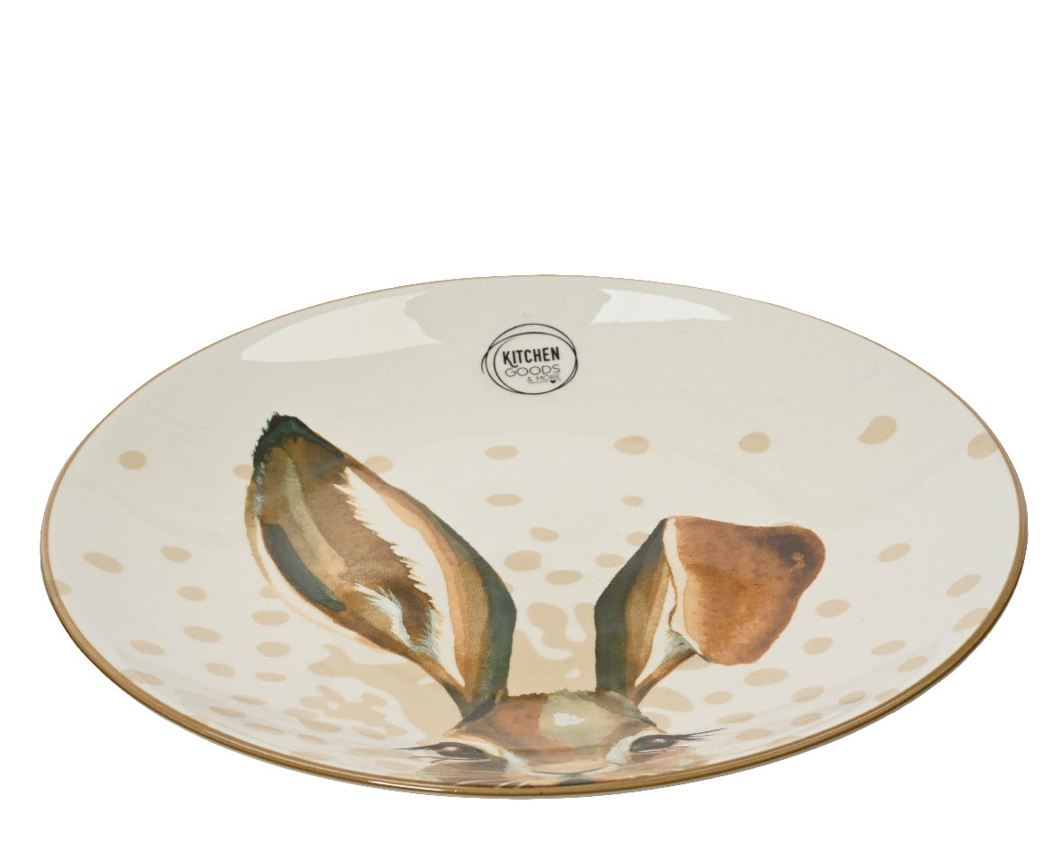 Bunny round plate