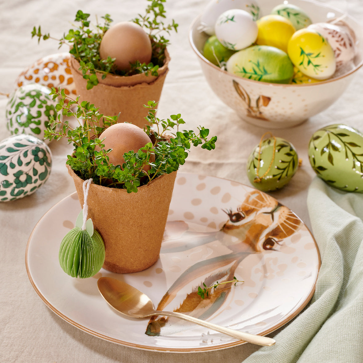 Bunny round plate
