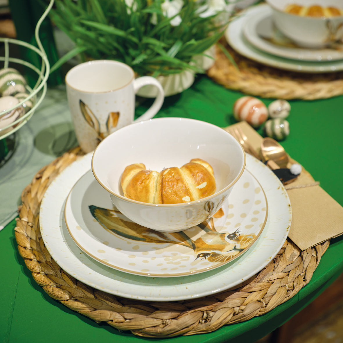 Bunny round plate