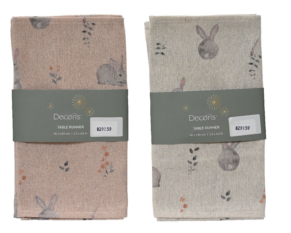 Bunny print tablerunner