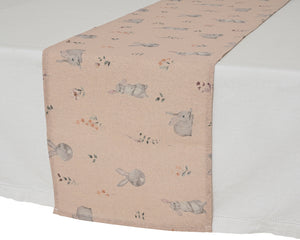 Bunny print tablerunner