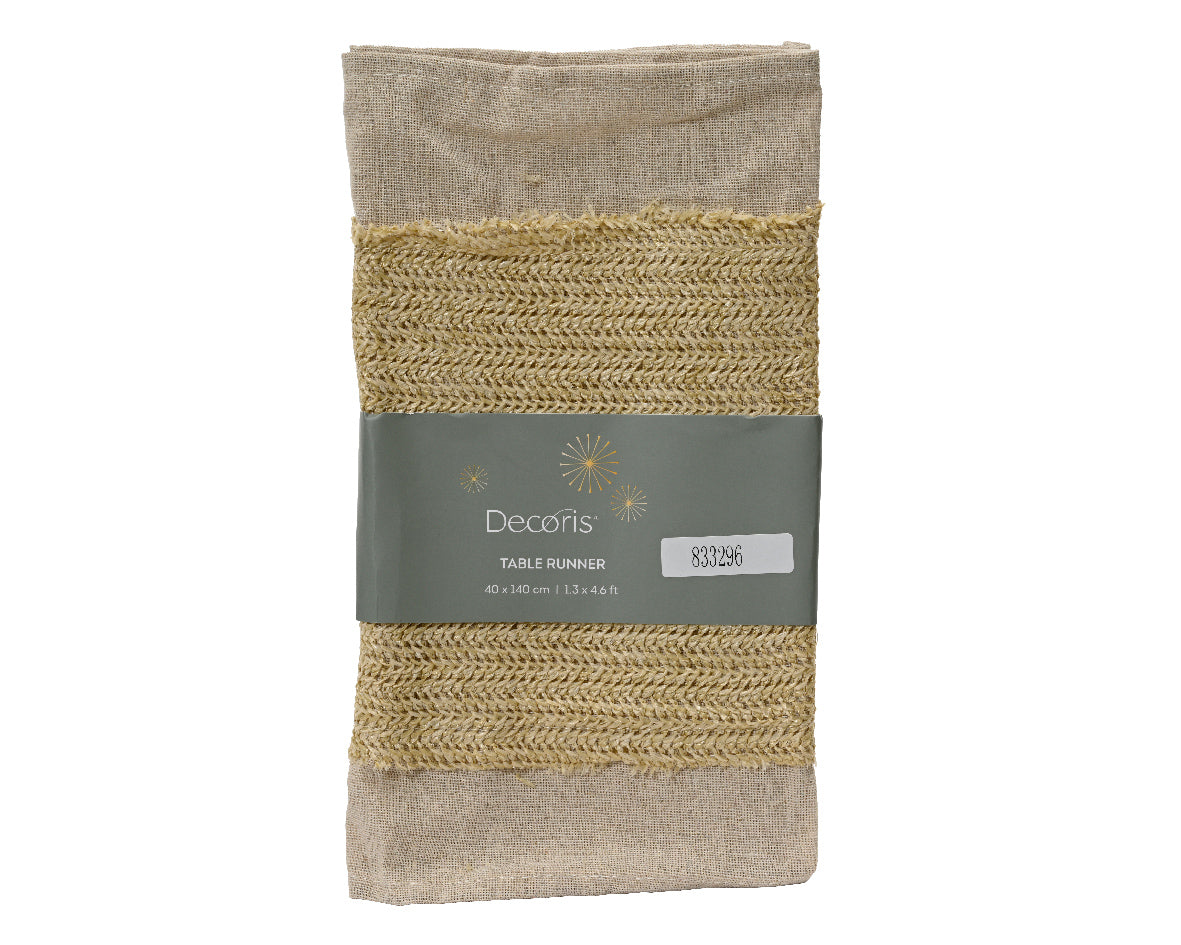 Natural tablerunner