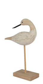 Paulownia wood seagull ornament