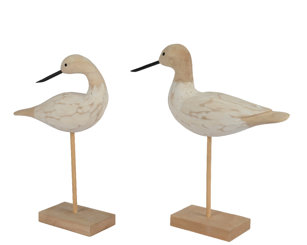 Paulownia wood seagull ornament