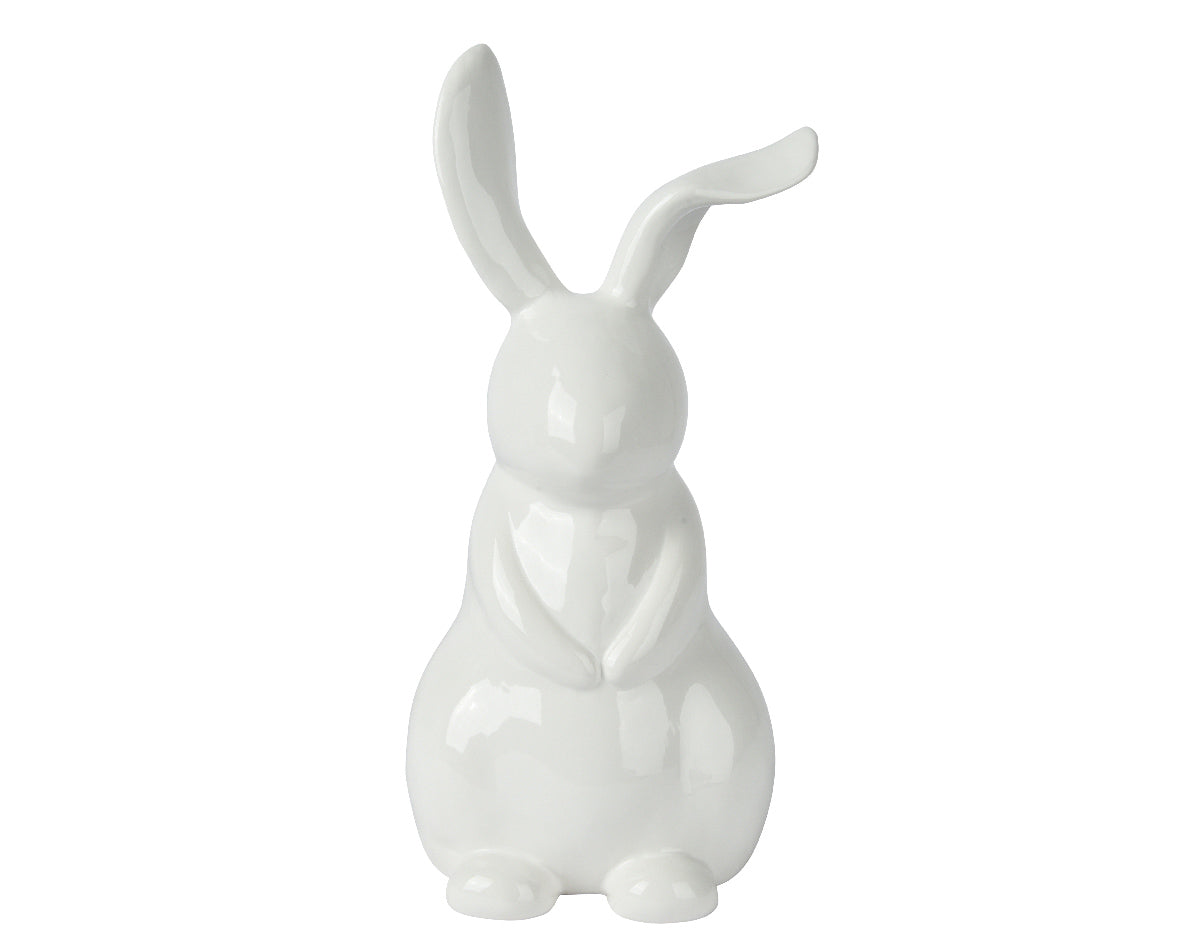 White porcelain bunny (36cmH)
