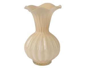 Irregular shaped glass vase