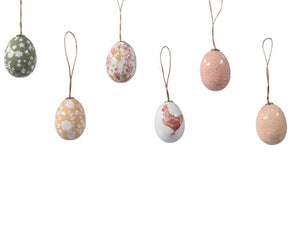 Shatterproof egg hanging decs