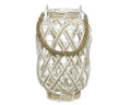 Rope handled lantern (30cmH)